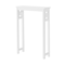 Alaterre Furniture Derby 5-Pc Bathroom Storage Set w/Over Toilet Shelf, Wall-Mnted  Cabinet, Hamper, Floor Cabinet, Hutch ANDE724789WH - alternate 5